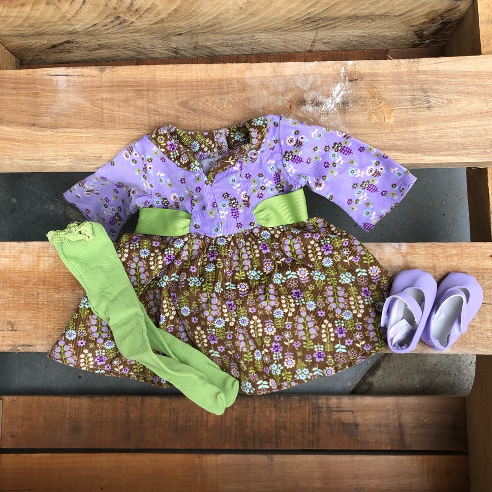 American Girl Doll Bitty Baby Floral Dress